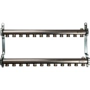 Коллектор из нержавеющей стали для радиаторной разводки STOUT 12 выходов