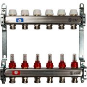 Коллектор из нержавеющей стали с расходомерами STOUT 6 выходов