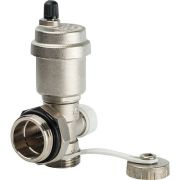 Регулируемый концевой фитинг для коллектора STOUT 1 с дренажным вентилем автоматический воздухоотводчик