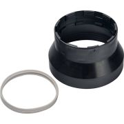 *SCA-6010-000110 STOUT Элемент дымохода адаптер пластиковый DN101/133, для гермитизации терминала при проходе через крышу