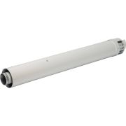 Конечный участок STOUT DN60/100 1000 мм для горизонтального прохода через стену с антиобмерз.оголовком