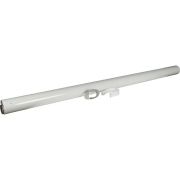 *SCA-6010-002000 STOUT Элемент дымохода O60/100 труба коаксиальная 2000 мм п/м, уплотнения и хомут в комплекте (лого),групповая упаковка 9 шт.