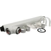 Дымоход коаксиальный STOUT для прохода через стену универсальный комплект D 60/100