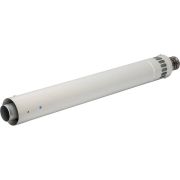 Конечный участок STOUT DN60/100 900 мм дымохода для горизонтального прохода через стену с оголовком из нерж. стали