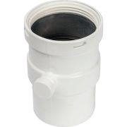 *SCA-0080-020135 STOUT Элемент дымохода горизонтальный DN80 п/м с патрубком для отвода конденсата