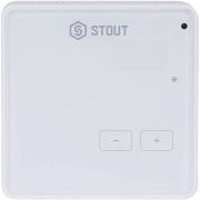 STOUT Беспроводной комнатный регулятор R-8z, белый