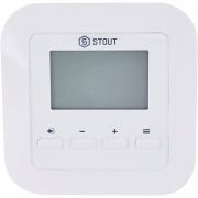 STOUT Проводной комнатный двухпозиционный регулятор ST-295v3, белый