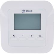 STOUT Проводной комнатный регулятор R-9s, белый