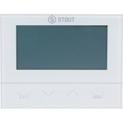 STOUT Проводной комнатный двухпозиционный регулятор ST-292v3, белый