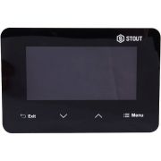 STOUT Беспроводной комнатный двухпозиционный регулятор ST-293v2, черный