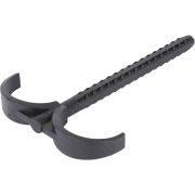 Дюбель-крюк двойной, для труб STOUT д.32мм, длина 110 мм