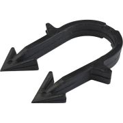 Скоба якорная для труб STOUT д.16-20мм, цвет черный