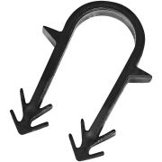SMF-0005-001620 STOUT Скоба якорная для труб диам.16-20мм с двойным гарпуном, цвет черный, 50 мм
