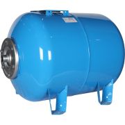 Расширительный бак, гидроаккумулятор STOUT STW-0003 200 л. горизонтальный (цвет синий)