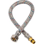 Гибкая подводка для воды STOUT M 10 (18мм) х ВР 3/8, длина 400 мм