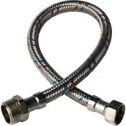 Гибкая подводка для воды STOUT НР 1/2 х ВР 3/8, длина 400 мм