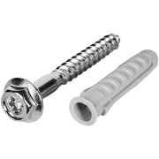 Глухарь М8х70 + Дюбель нейлоновый STOUT 10х50