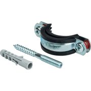 Комплект STOUT хомут+шпилька шуруп +дюбель пластиковый 1 1/4 (40-45)