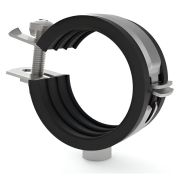 Хомут для труб одновинтовой с гайкой STOUT М8, 1/4