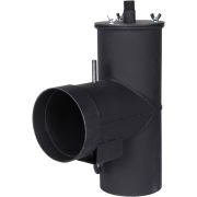 *RSB-1110-041394 ROMMER Патрубок дымохода вертикальный D=120, L=247, H=346