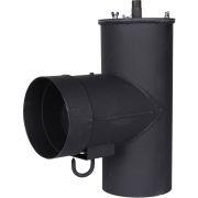 *RSB-1110-041395 ROMMER Патрубок дымохода вертикальный D=150, L=304, H=396