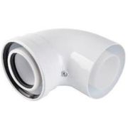 Отвод конденсационный ROMMER угол 90гр. O60/100