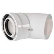 Отвод конденсационный ROMMER угол 45гр. O60/100