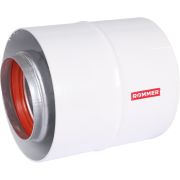 Начальный участок вертикальный коаксиальный ROMMER 60/100 (Bosch, Buderus, Navien S/C/E, Baxi ECO Nova/Classic, Baltur, Лемакс, Fondital ) в комплекте фланец