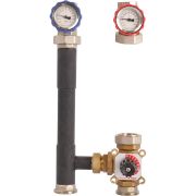 Насосная группа ROMMER RDG-0003 с 3-х ходовым приводным смесителем 1 без насоса