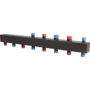 Стальной распределительный коллектор ROMMER RDG-0016 4(5) отопительных контура 1х1 1/4 RDG-0016-004045