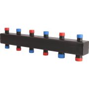 Стальной распределительный коллектор ROMMER RDG-0016 3(5) отопительных контура 1х1 1/4 RDG-0016-004035