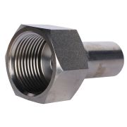 Вставка переходная НПр-ВР ROMMER 22х1 из нержавеющей стали прессовой