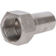 Вставка переходная НПр-ВР ROMMER 28х1 из нержавеющей стали прессовой