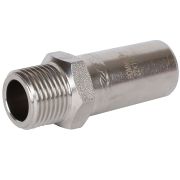 Вставка переходная НПр-НР ROMMER 22х1/2 из нержавеющей стали прессовой