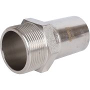 Вставка переходная НПр-НР ROMMER 42х1 1/2 из нержавеющей стали прессовой