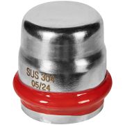 Заглушка ROMMER 35 из нержавеющей стали прессовой