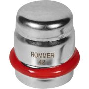 Заглушка ROMMER 42 из нержавеющей стали прессовой