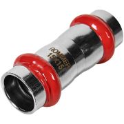 Муфта ROMMER равнопроходная, 15, из нержавеющей стали прессовой