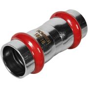 Муфта ROMMER равнопроходная, 18, из нержавеющей стали прессовой