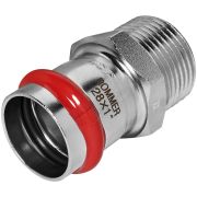 Переходник-НР ROMMER 28х1 из нержавеющей стали прессовой