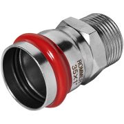 Переходник-НР ROMMER 35х1 из нержавеющей стали прессовой