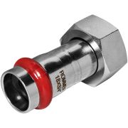 Переходник ROMMER с накидной гайкой-ВР 18х3/4 из нержавеющей стали прессовой