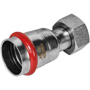 Переходник ROMMER с накидной гайкой-ВР 28х3/4 из нержавеющей стали прессовой