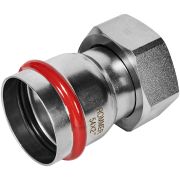 Переходник ROMMER с накидной гайкой-ВР 54х2 из нержавеющей стали прессовой