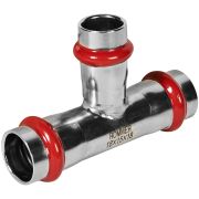 Тройник переходной ROMMER 18х15х18 из нержавеющей стали прессовой