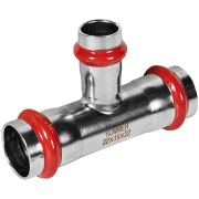 Тройник переходной ROMMER 22х15х22 из нержавеющей стали прессовой