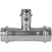 Тройник переходной ROMMER 22х18х22 из нержавеющей стали прессовой