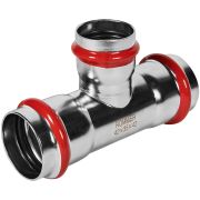 Тройник переходной ROMMER 42х35х42 из нержавеющей стали прессовой