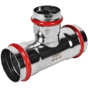 Тройник переходной ROMMER 54х42х54 из нержавеющей стали прессовой