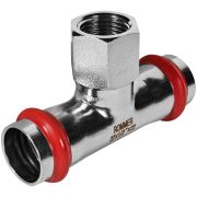 Тройник-переходник-ВР ROMMER 22х1/2 из нержавеющей стали прессовой